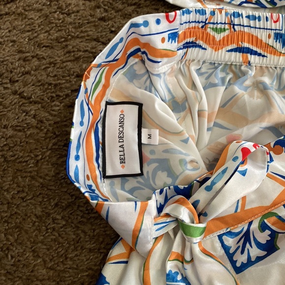 Bella Descanso | NWT Pajama Co-ord Silky Effect Set - Picture 7 of 12